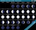 Calendario Lunar Junio de 2022 (Hemisferio Sur) - Fases Lunares