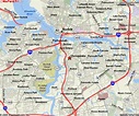 Map of Chesapeake Virginia - TravelsMaps.Com