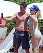 Shirtless Rob Lowe and his bikini-clad wife Sheryl Berkoff get stuck ...