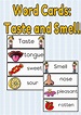 Taste and Smell Word Cards – School Diva