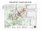 Tunnel Fire Map 042822 | Arizona Emergency information Network