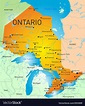 Map of Ontario Cities And Towns Halton County Printable Free