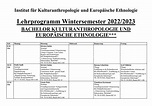 Goethe-Universität — Lehrprogramm im Wintersemester 2022/2023