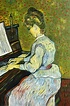 Vincent Van Gogh, Marguerite Gachet at the Piano - Hand Painted Oil ...