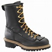 Men's Carolina Waterproof Lace-to-Toe Logger Boots - 227419, Work Boots ...