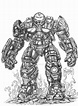 Iron Man HulkBuster by Xpendable on DeviantArt | Marvel coloring ...