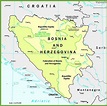 Bosnia and Herzegovina political map - Ontheworldmap.com