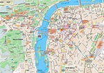 Carte de Prague » Voyage - Carte - Plan