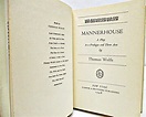 MANNERHOUSE A Play in a Prologue and Three Acts by THOMAS WOLFE HCDJ | eBay