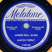 Carter Family – Cannon Ball Blues / Worried Man Blues (1937, Shellac ...