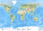 Interactive world map poster | Maphover Interactive World Maps
