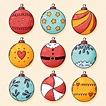 Descubrir 42+ imagen dibujos de esferas navideñas a color - Viaterra.mx