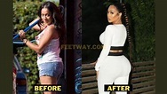 Lala Anthony Before And After Butt Implants