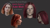 ArtStation - Saoirse Ronan - Lady Bird - Digital Portrait Finished