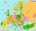 Capitali Europee Cartina - Cartina Geografica Mondo
