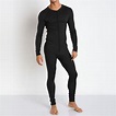 MENS ALL IN ONE THERMAL BODYSUIT JUMPSUIT UNDERWEAR BASELAYER DOUBLE ...