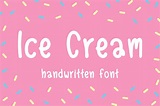 Ice Cream Font by PearlyDaisy · Creative Fabrica