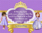 Convite Personalizado Princesinha Sofia | Celebrar Conviteria | Elo7