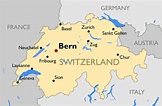 Map of Switzerland - Guide of the World