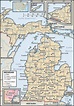 Printable Map Of Upper Peninsula Michigan | Ruby Printable Map