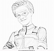 henry danger coloring pages - Henry Danger Sketch Coloring Page para ...