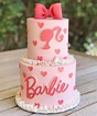Barbie Theme Cake - Aria Art