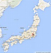 Tokyo on Map of Japan