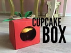 TUTORIAL Cómo hacer Cajita para Cupcakes/Cupcake Box - YouTube