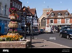 England, Oxfodshire, Wantage, Market Place Stock Photo - Alamy
