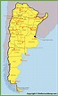 Administrative map of Argentina