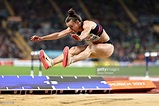 Elena Andreea Talos of Romania competes in the Women's Triple Jump ...