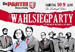 "Die Partei" lädt zur Wahlsiegparty am Samstag | regionalHeute.de