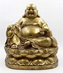 Happy Buddha Statue Bronze chinesischer Glücksbuddha China lachender ...