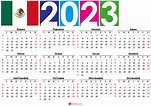 Calendario 2023 Mexico Con Dias Festivos Oficiales Para Imprimir - IMAGESEE