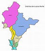 Plantilla:Distritos de la zona Norte Mapa - FamilySearch Wiki