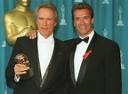 Clint Eastwood was joined by Arnold Schwarzenegger and presented with ...