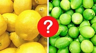 Quelle est La Différence entre un Citron Jaune et un Citron Vert