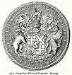 Great Seal of Richard Cromwell. Reverse. stock image | Look and Learn