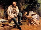 Pierre Joseph Proudhon and his children in 1853, 1853 - 1865 - Gustave ...