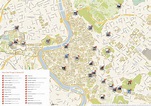 Rome Attractions Map PDF - FREE Printable Tourist Map Rome, Waking ...