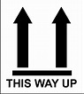 This Way Up 1 Rectangle Shipping Labels | Flexi Labels