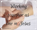 Working together as one in Jesus | Kimberly Joy, Author