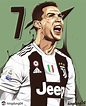 Pin by Alexis on Juventus illustration | Ronaldo goals, Crstiano ...