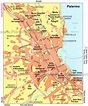 Palermo Carte et Image Satellite