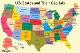 Map Of The United States And Their Capitals - Spring 2024 Trends