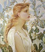 Pre Raphaelite Art: Walter Crane - Lilies