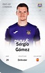 Common card of Sergio Gómez - 2021-22 - Sorare