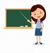 Teacher Cartoon Blackboard - Blackboard cartoon Teachers png download ...