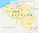 Provincias Y Capitales De Belgica Mapa Político De La República Del ...