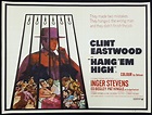 Hang Em High 1968 Original Poster Italian Clint Eastwood Linen Backed